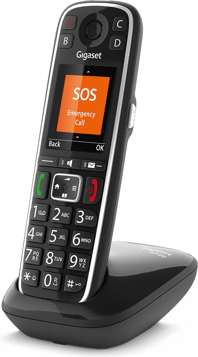 Gigaset E720 DECT Telefoon - 1 Handset - Zwart
