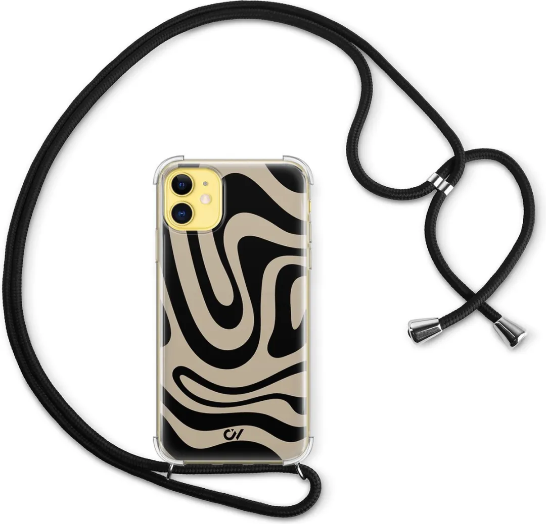 Casevibes Telefoonhoesje iPhone 11 C/11/UV/013 - Zwart