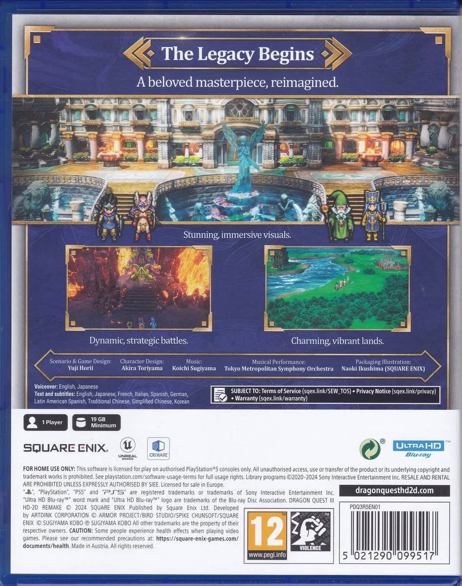 Dragon Quest III - Remake PS5