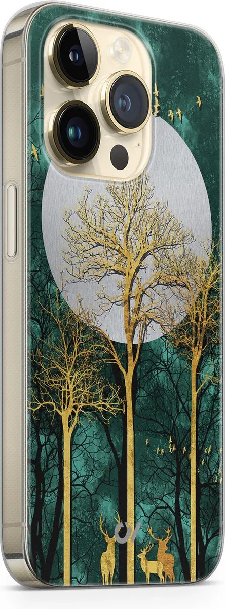 Casevibes Hoesje iPhone 14 Pro Goud - A/14P/UV/035