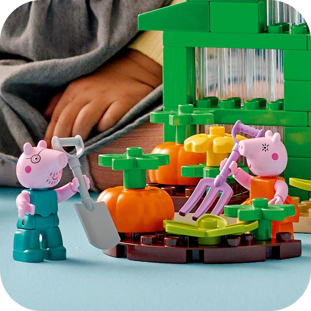 LEGO DUPLO Peppa Big Tuin en Kas van Opa Big Set 10461 - 102 Stukken