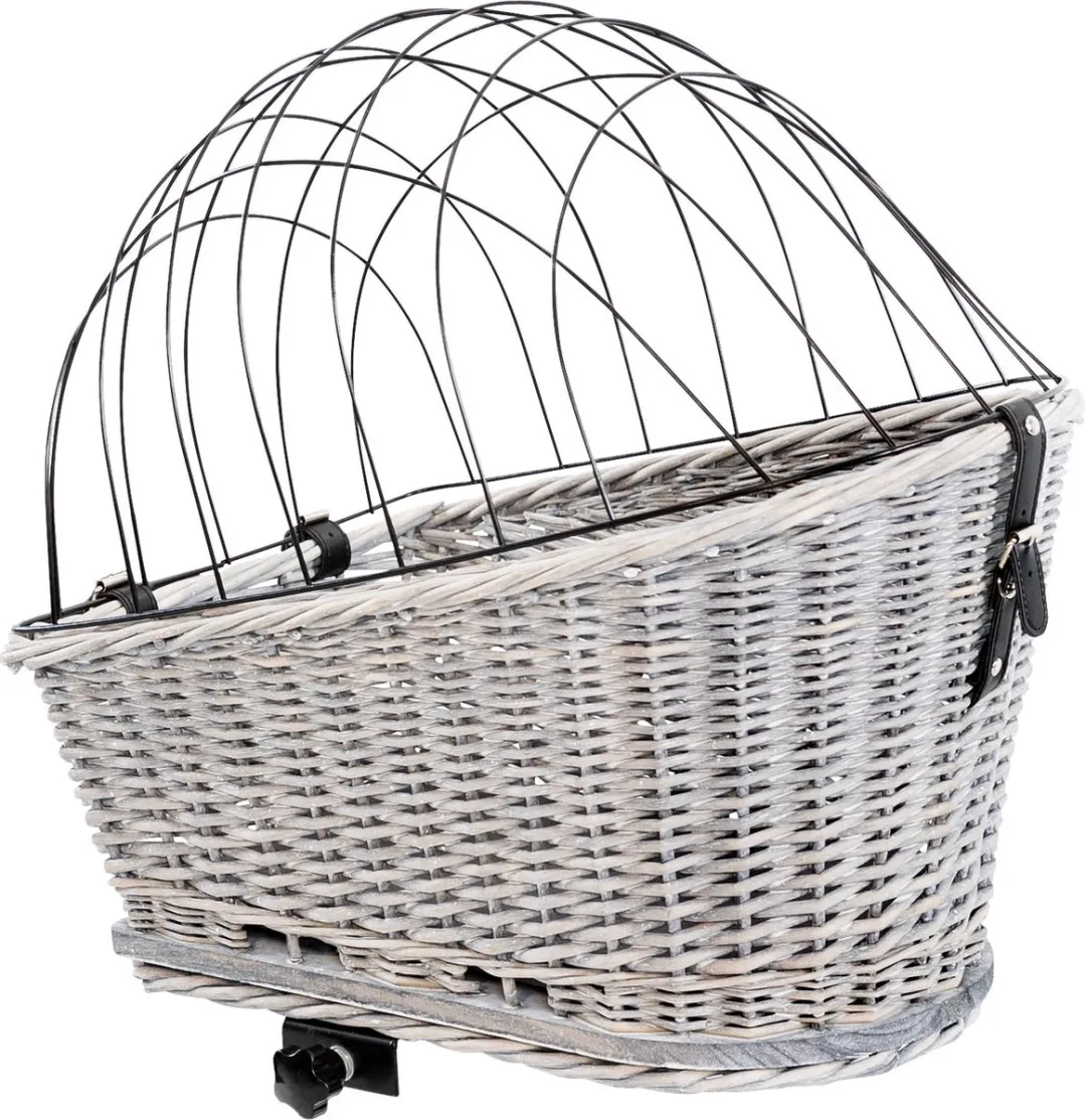 Trixie Fietsmand Grijs 55x35x49cm