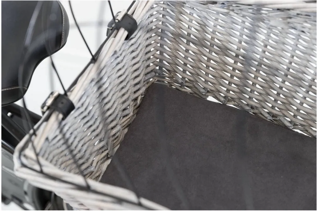 Trixie Fietsmand Grijs 55x35x49cm - afbeelding 6 van 6
