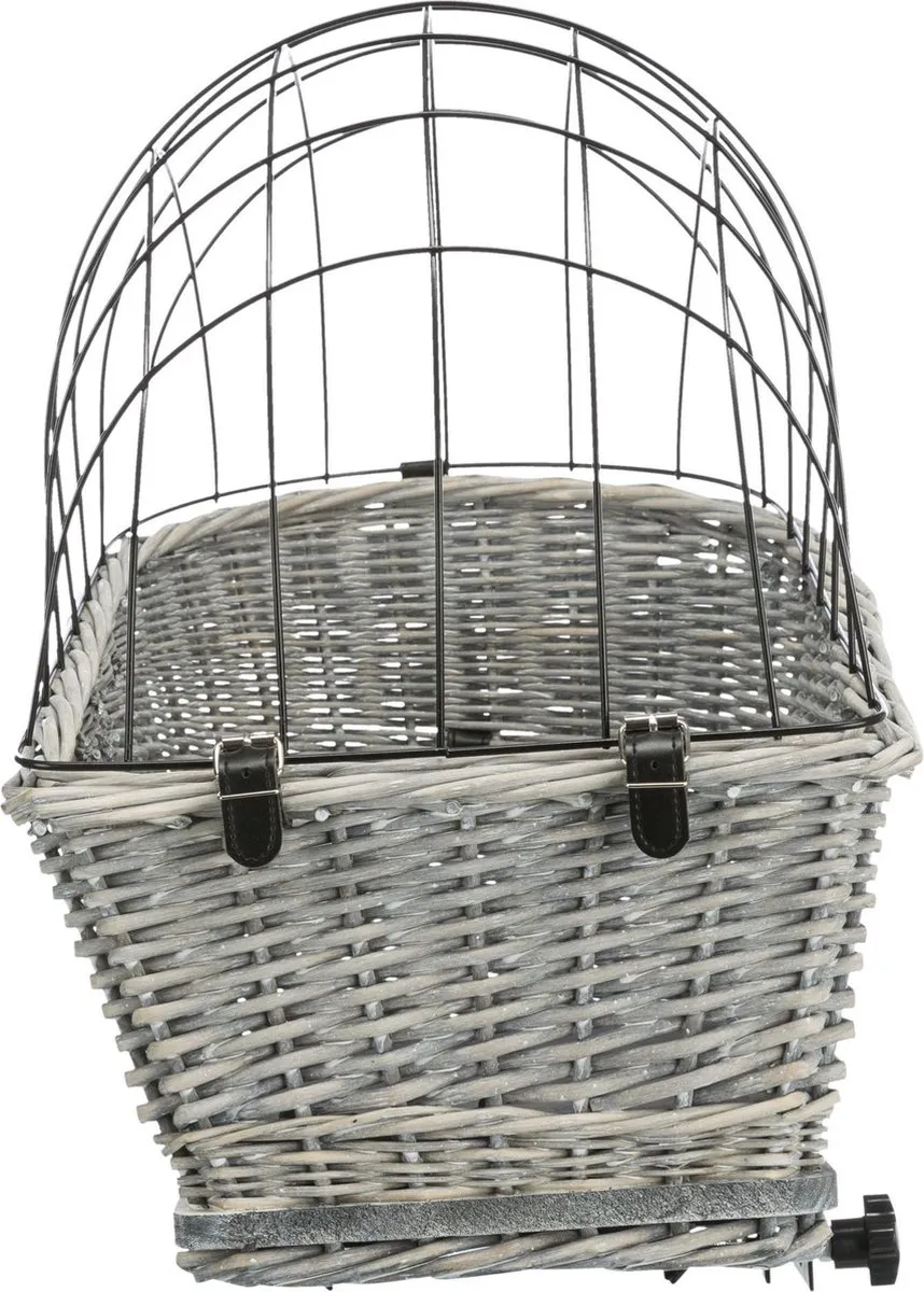 Trixie Fietsmand Grijs 55x35x49cm