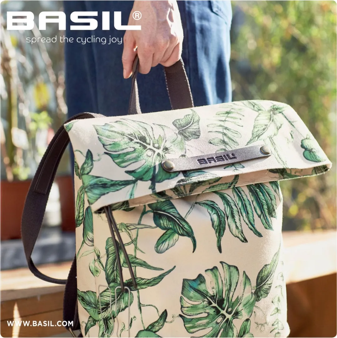 Basil Ever-Green Enkele Fietstas 19L - Groen - afbeelding 6 van 6