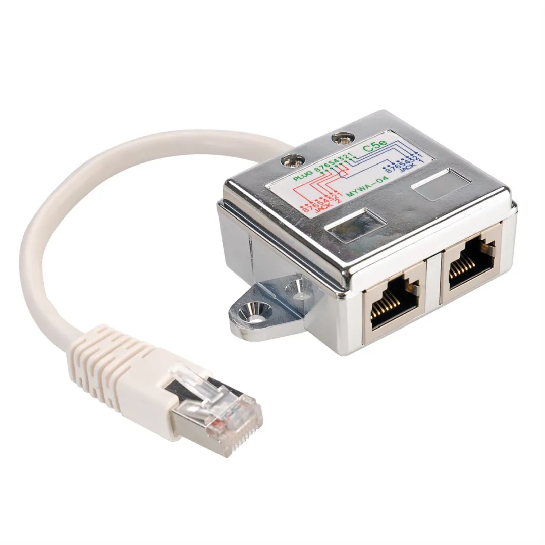 Value T-Adapter Cat.5e STP - Wit - afbeelding 5 van 6
