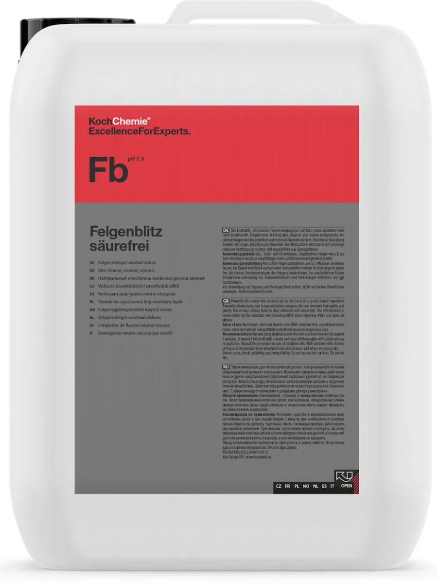 Koch Chemie Felgenblitz Säurefrei Velgenreiniger 5L