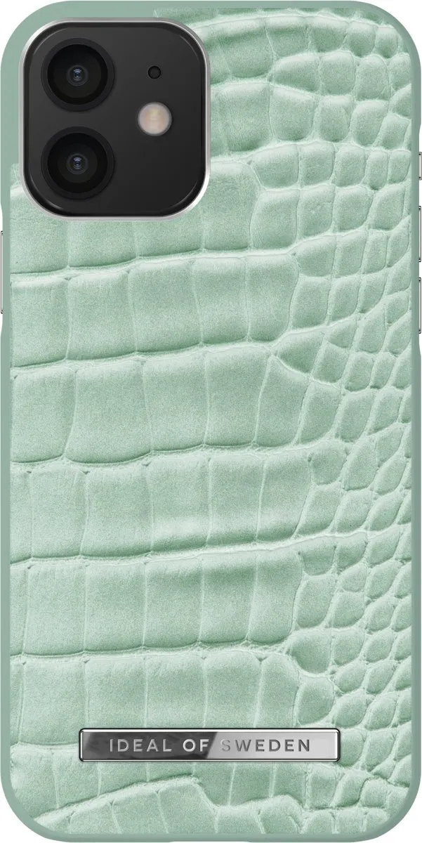 iDeal of Sweden Atelier Case Introductory iPhone 12/12 Pro - Mint Croco