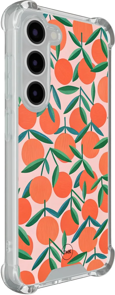 Casevibes Shockproof Hoesje Samsung Galaxy S23 - Oranje - S/S23/S/020