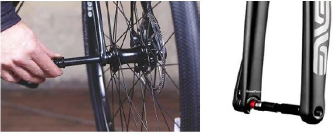 Thule VeloSlide Thru Axle Adapter - Grijs