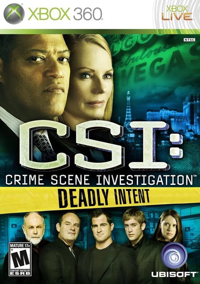 Ubisoft CSI Crime Scene Investigation Deadly Intent