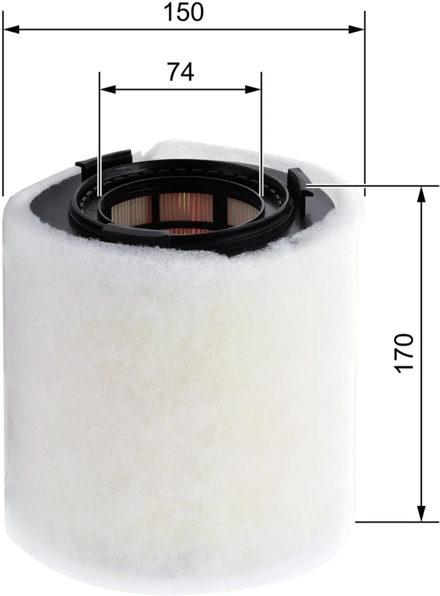 Bosch F026400391 Luchtfilter