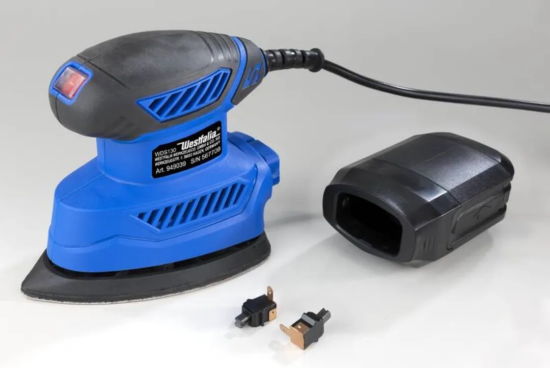 Westfalia WDS130 Delta-Schuurmachine - 130W - met K60/K80/K120 schuurdriehoeken