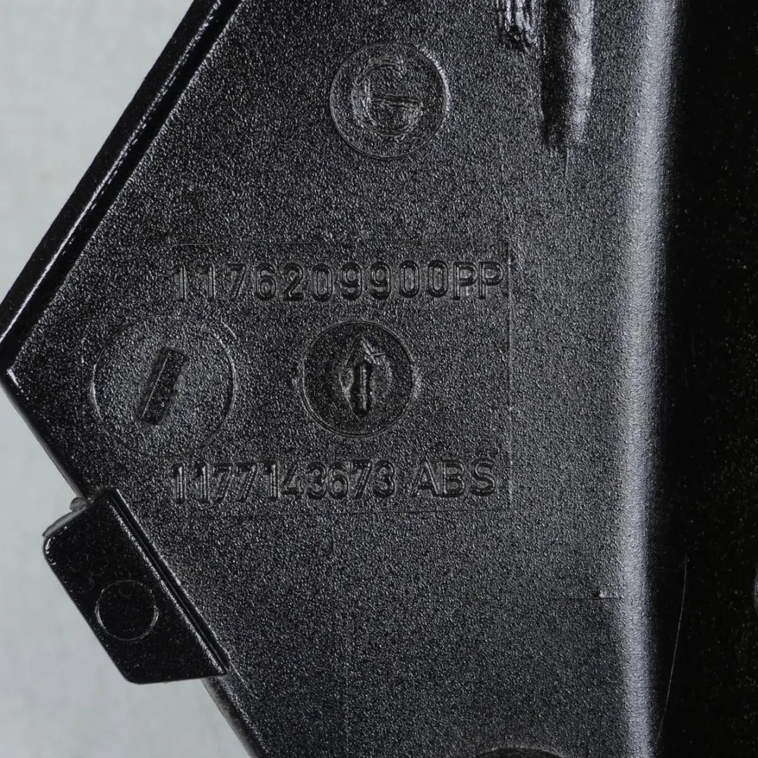 Peugeot 50 Ludix Classic Coque Achterkant - Links - Zwart