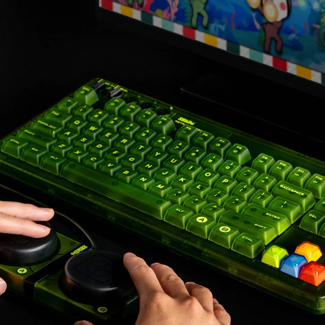8Bitdo RET00858 Mechanical Keyboard - Xbox Edition - Groen