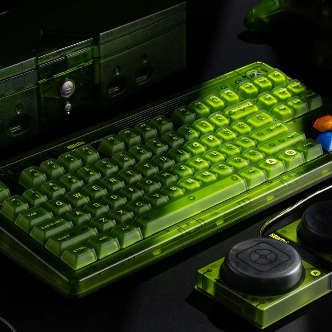 8Bitdo RET00858 Mechanical Keyboard - Xbox Edition - Groen