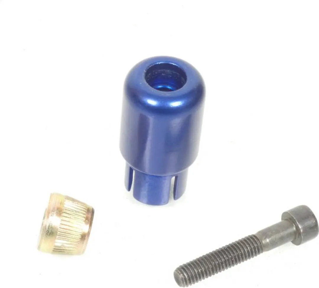 Peugeot 749526BH Embout de guidon - Blauw geanodiseerd