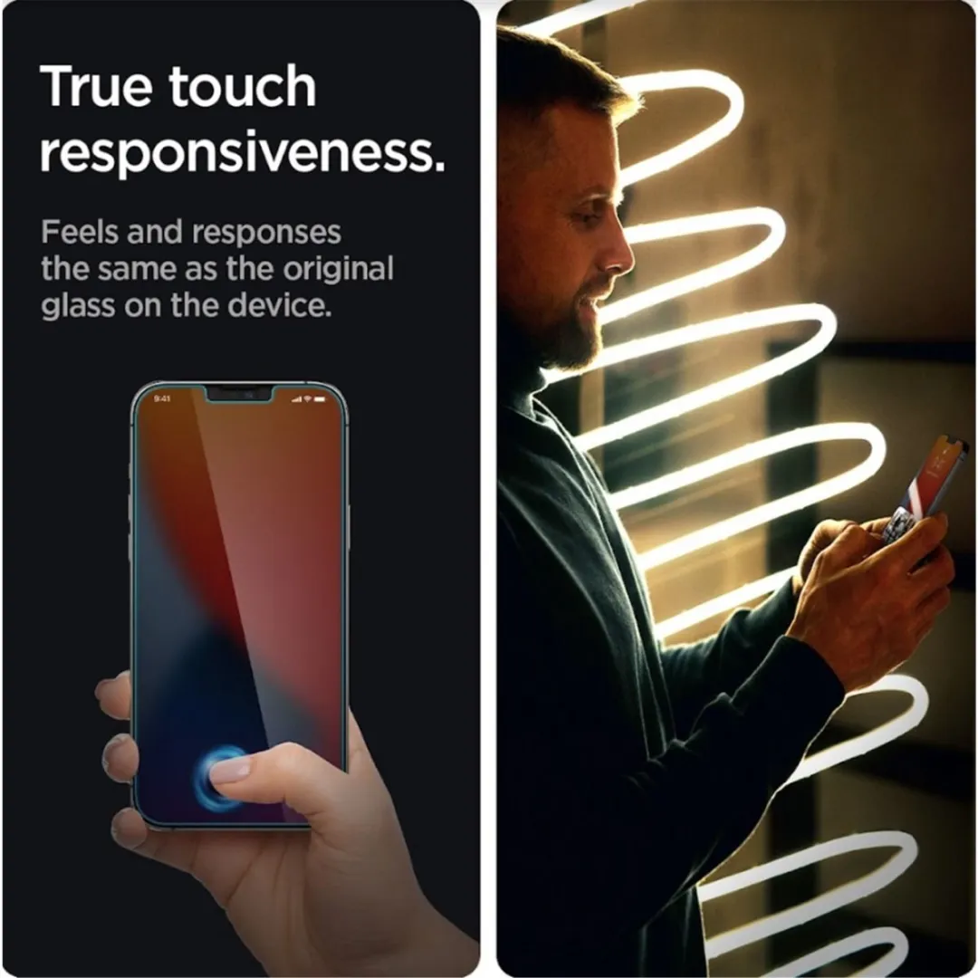 Spigen Glas.tR Slim iPhone 14 Plus Schermbeschermer