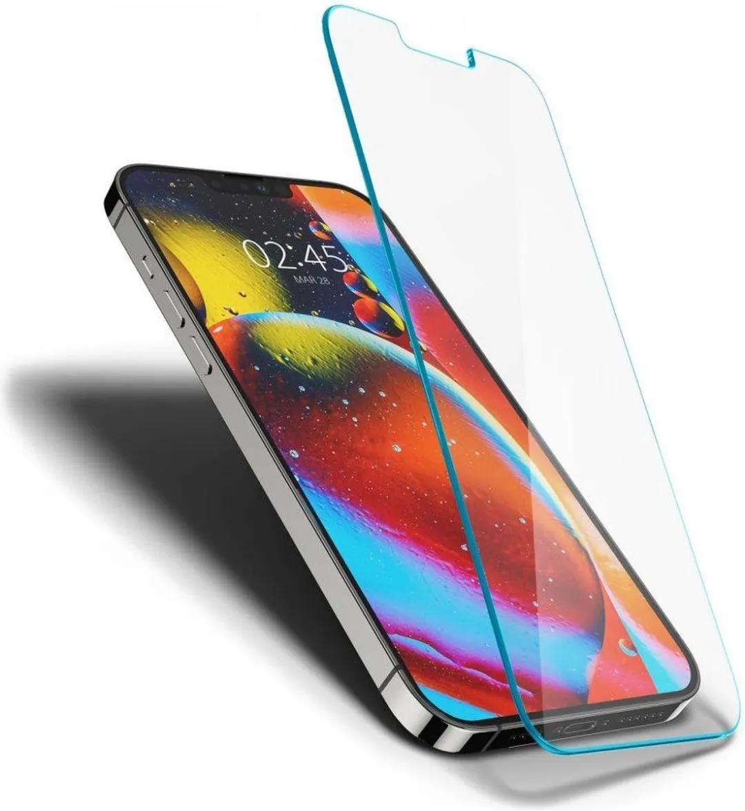 Spigen Glas.tR Slim iPhone 14 Plus Schermbeschermer - afbeelding 6 van 6