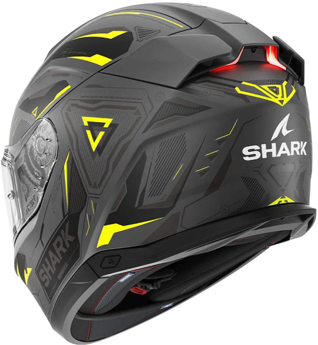 Shark SKWAL i3 Linik Integraalhelm - M - Antraciet/Geel/Zwart