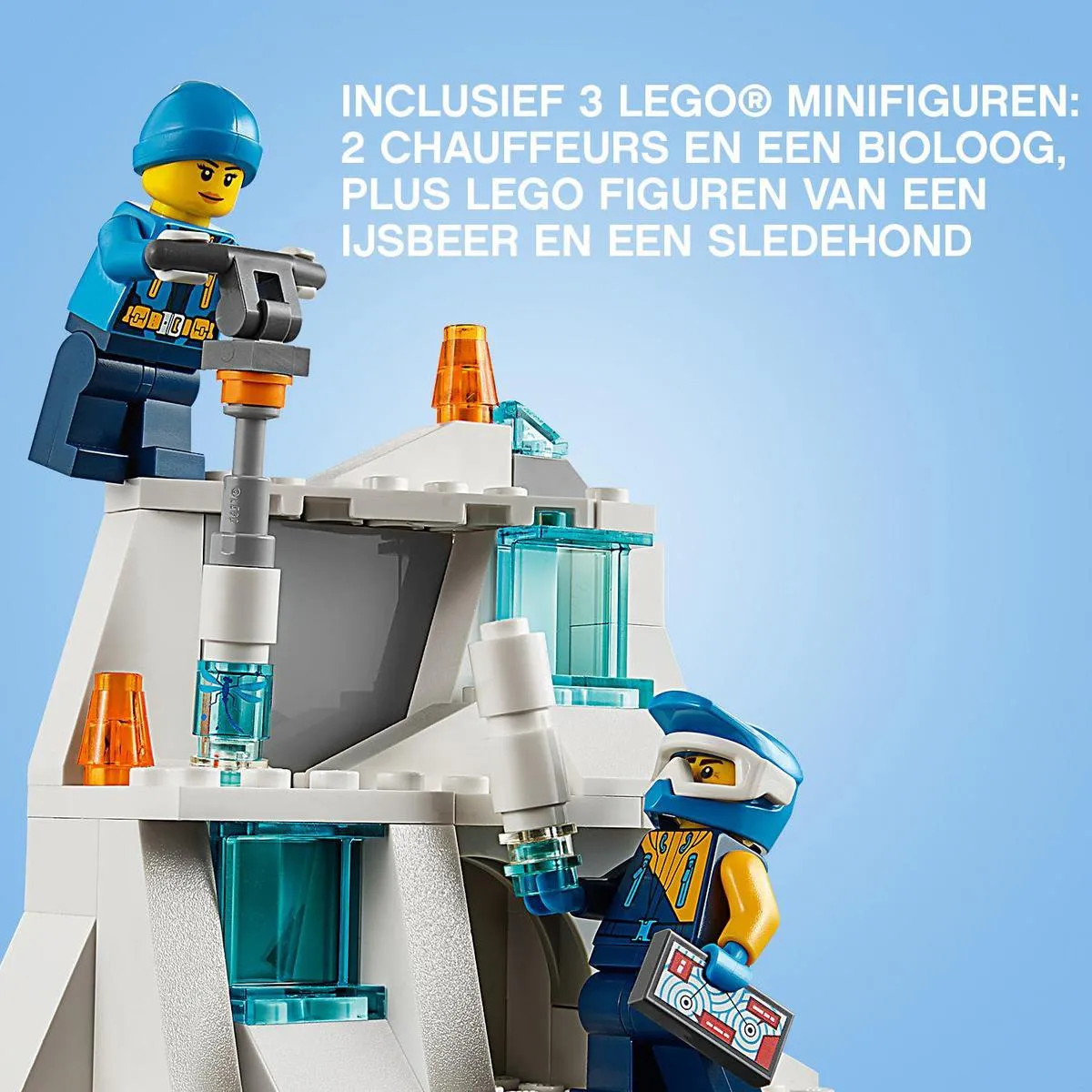 LEGO City Poolonderzoekstruck 60194 - 322 Stukken - Blauw - afbeelding 4 van 6