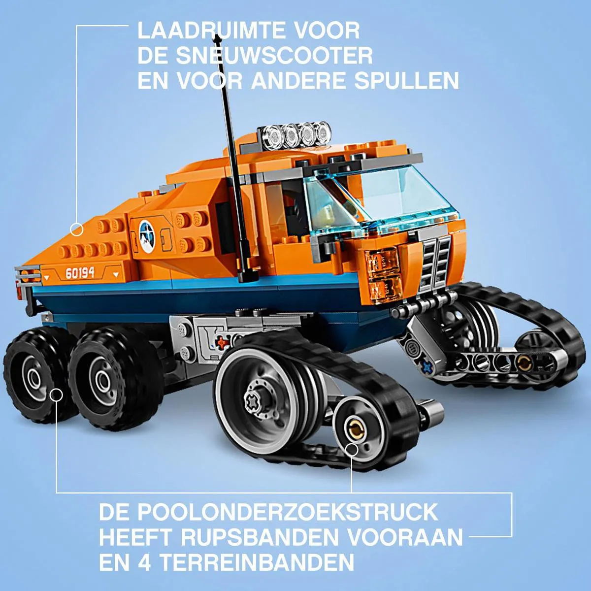 LEGO City Poolonderzoekstruck 60194 - 322 Stukken - Blauw - afbeelding 2 van 6
