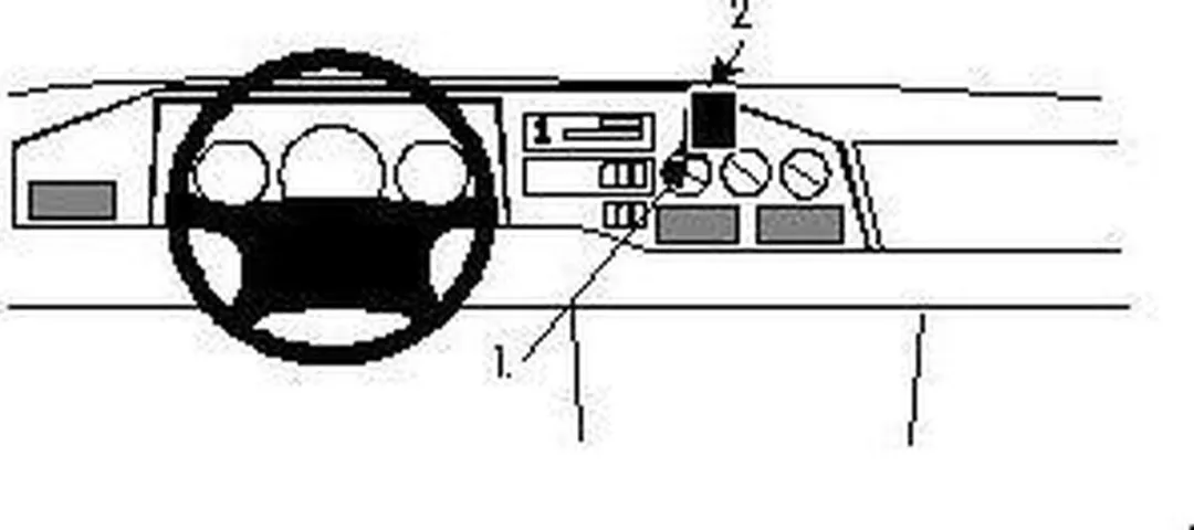 Brodit Center Mount MB Sprinter 95-99