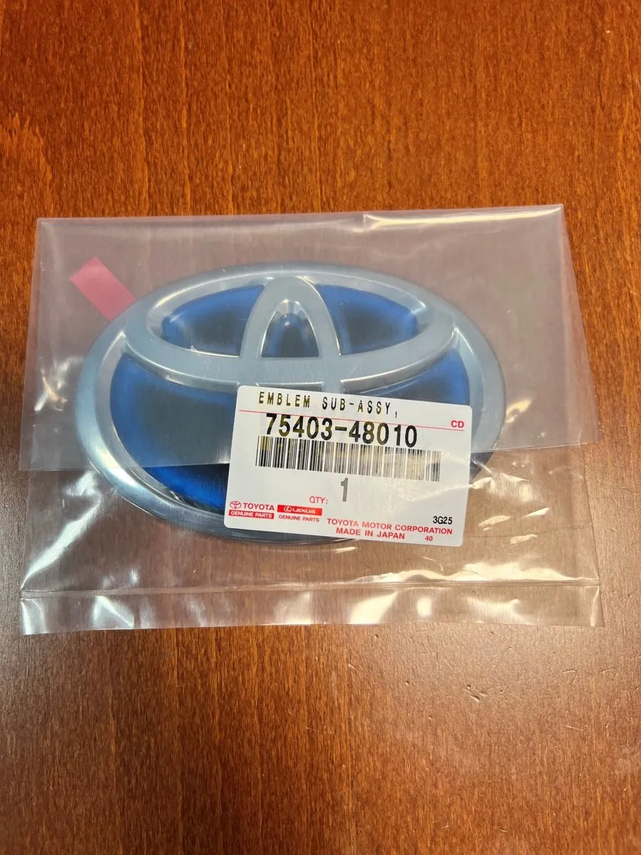 Toyota Embleem Logo Hybrid Blauw - Toyota Yaris
