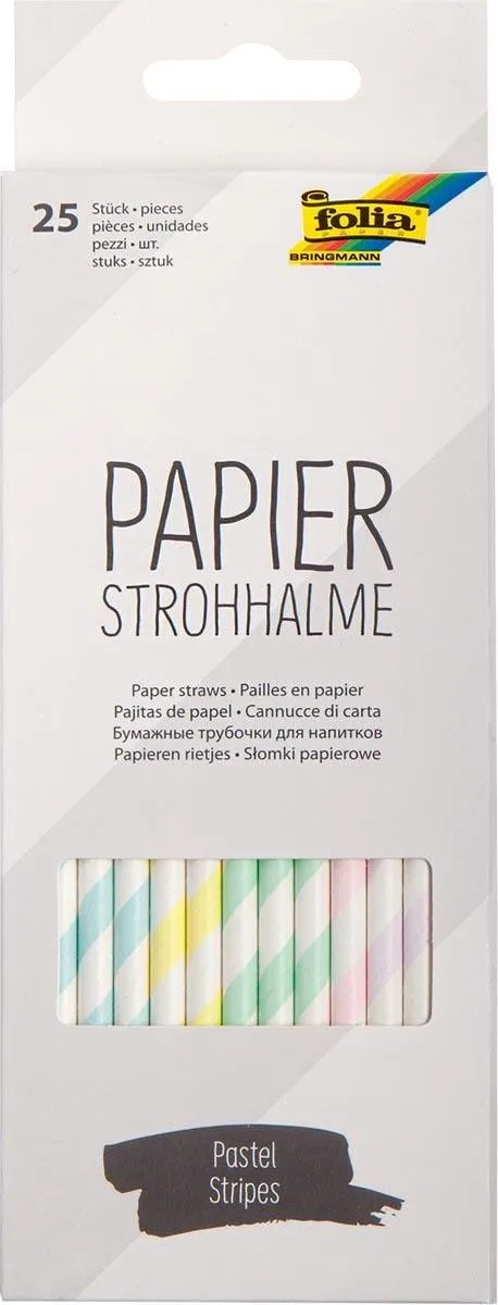 Folia Papieren Rietjes