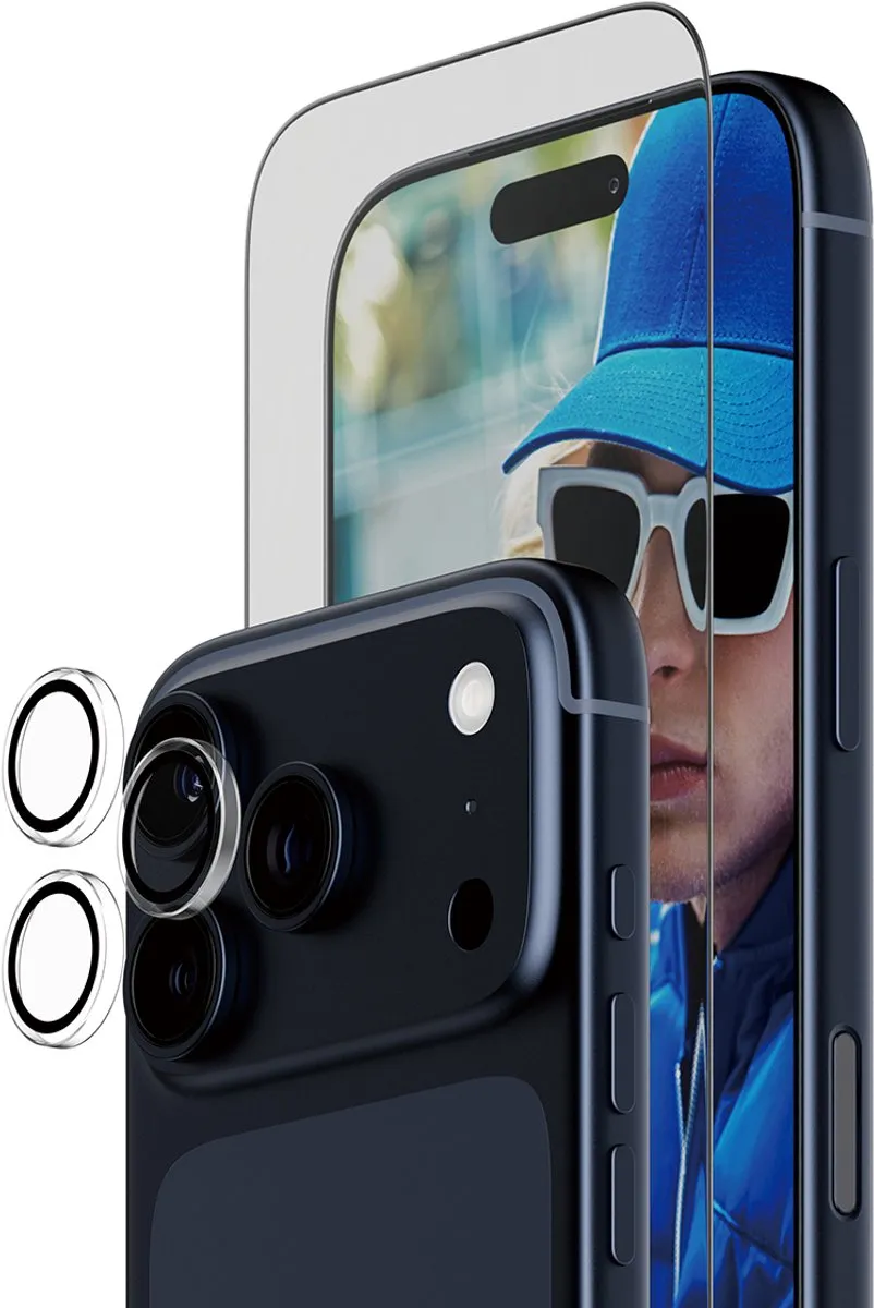 PanzerGlass iPhone 17 Pro 2-in-1 Essentials Bundle - Scherm- en cameralensbeschermer
