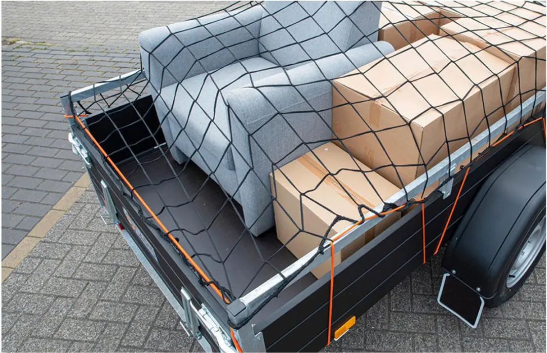 BLACK+DECKER Aanhangwagennet 2x3m - Zwart - afbeelding 6 van 6
