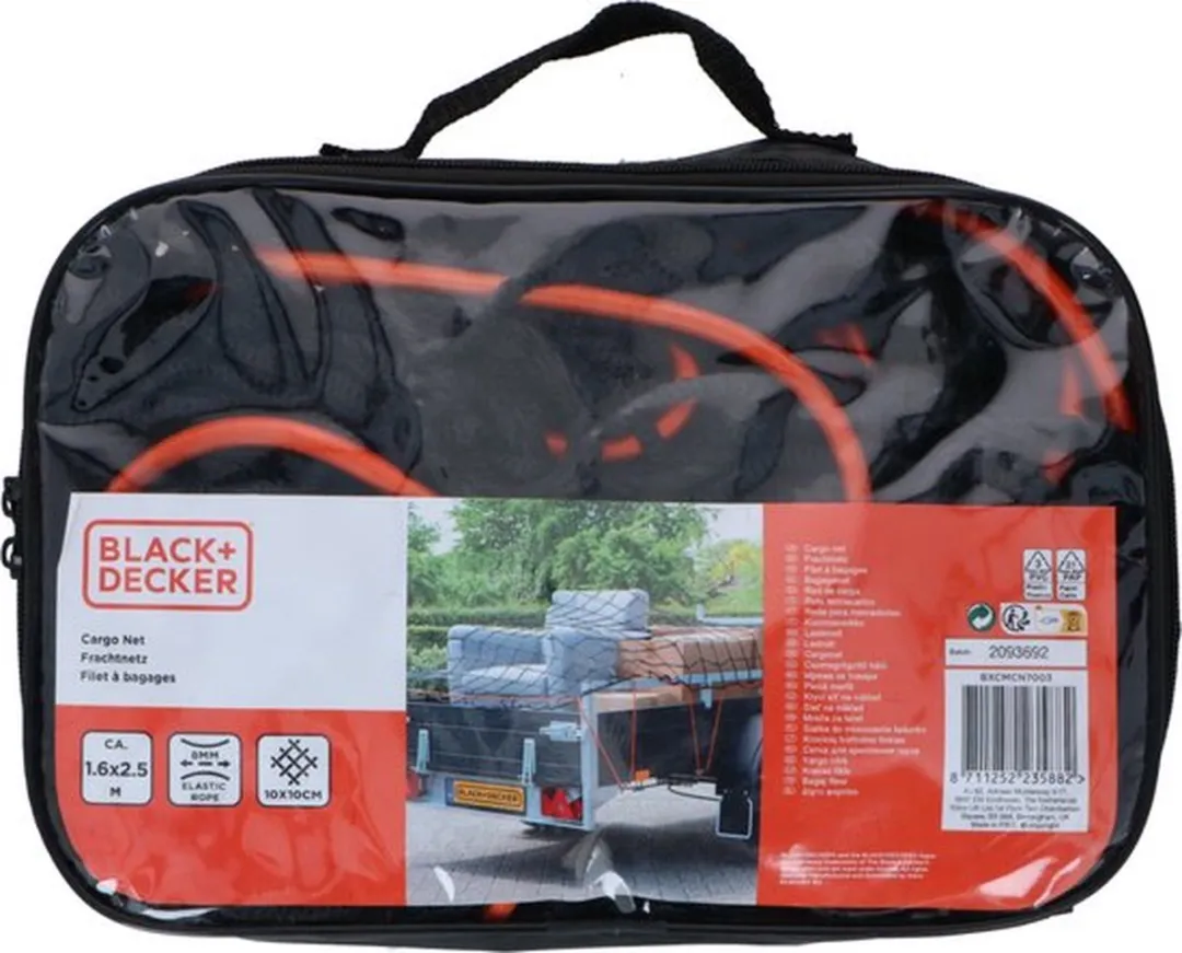 BLACK+DECKER Aanhangwagennet 2x3m