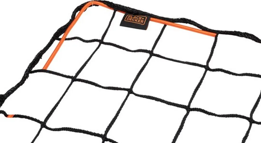 BLACK+DECKER Aanhangwagennet 2x3m - Zwart