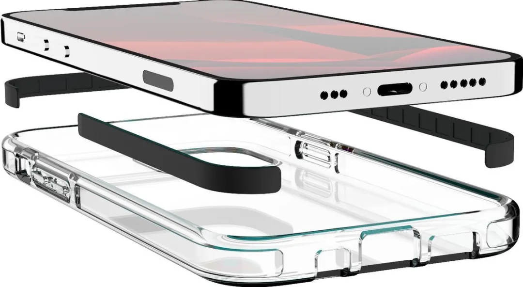 Azuri iPhone 12 Mini Bumperhoes - Zwart