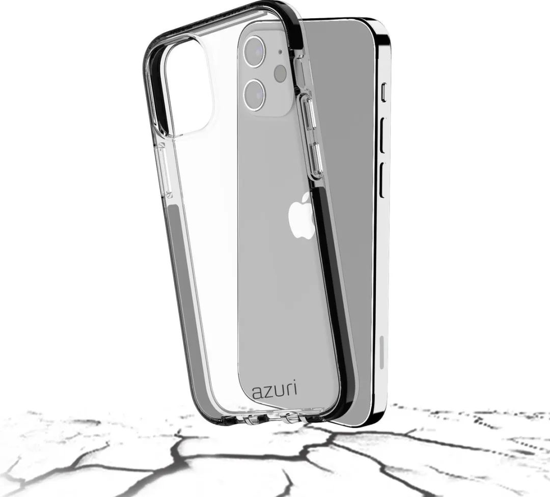 Azuri iPhone 12 Mini Bumperhoes - Zwart