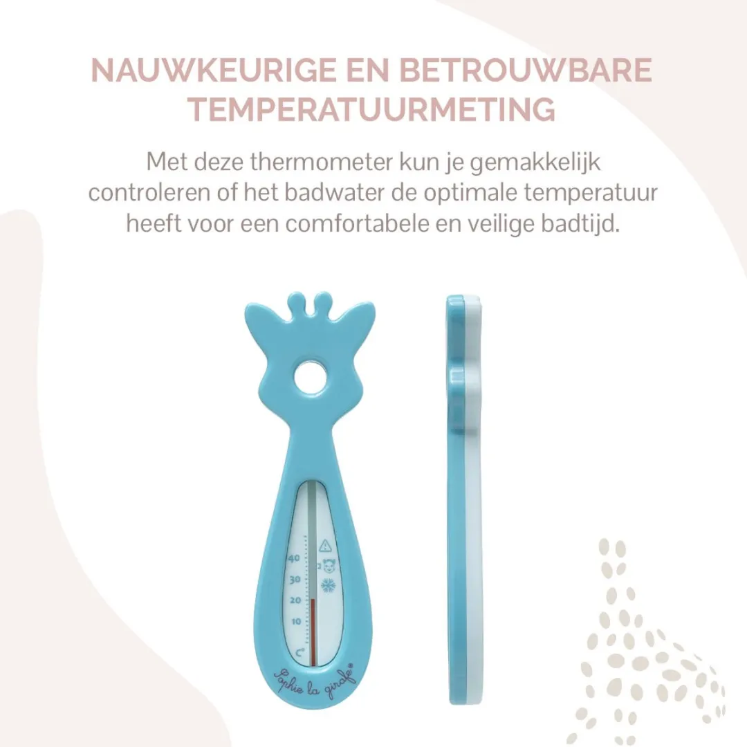 Sophie de Giraf Badthermometer Blauw