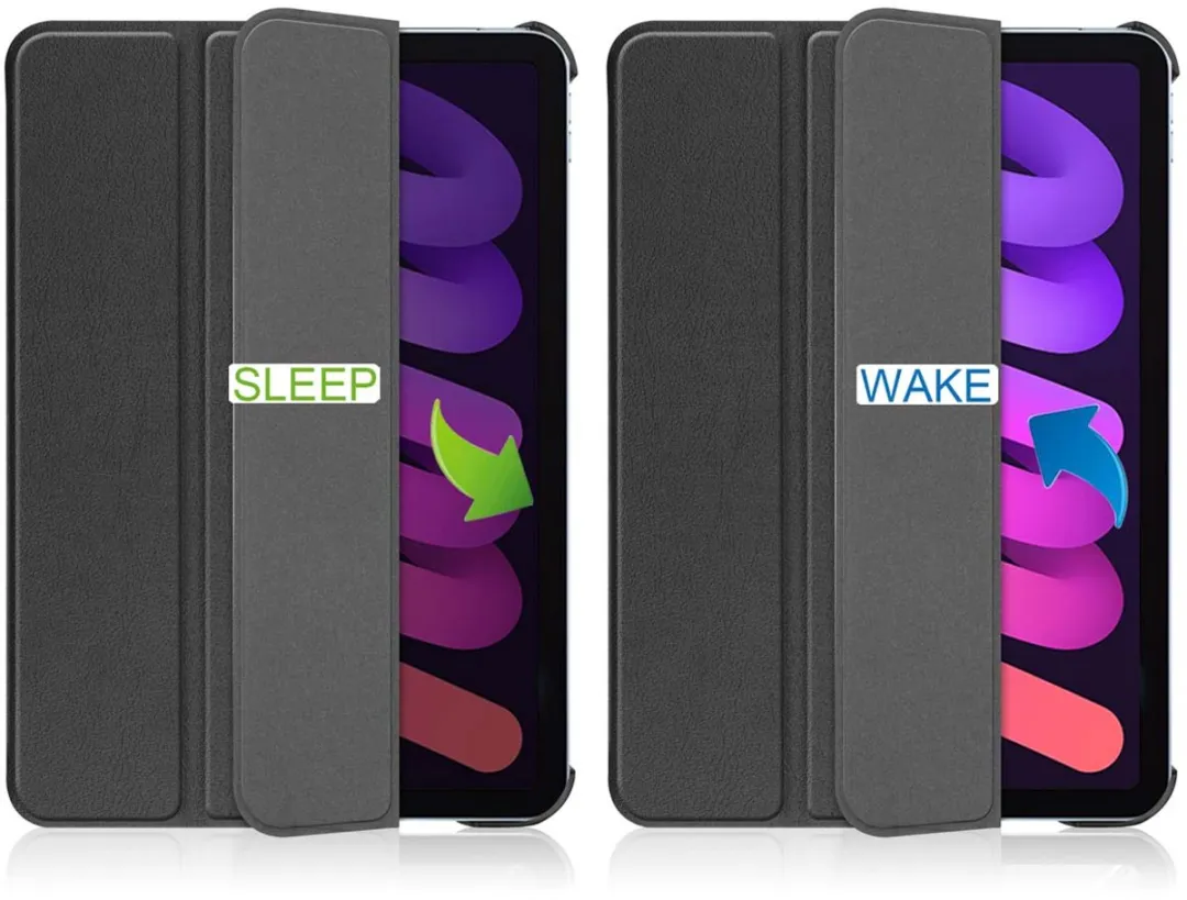 Imoshion SH00046356 Tablethoes - iPad Mini 8.3" - Trifold Bookcase - Zwart