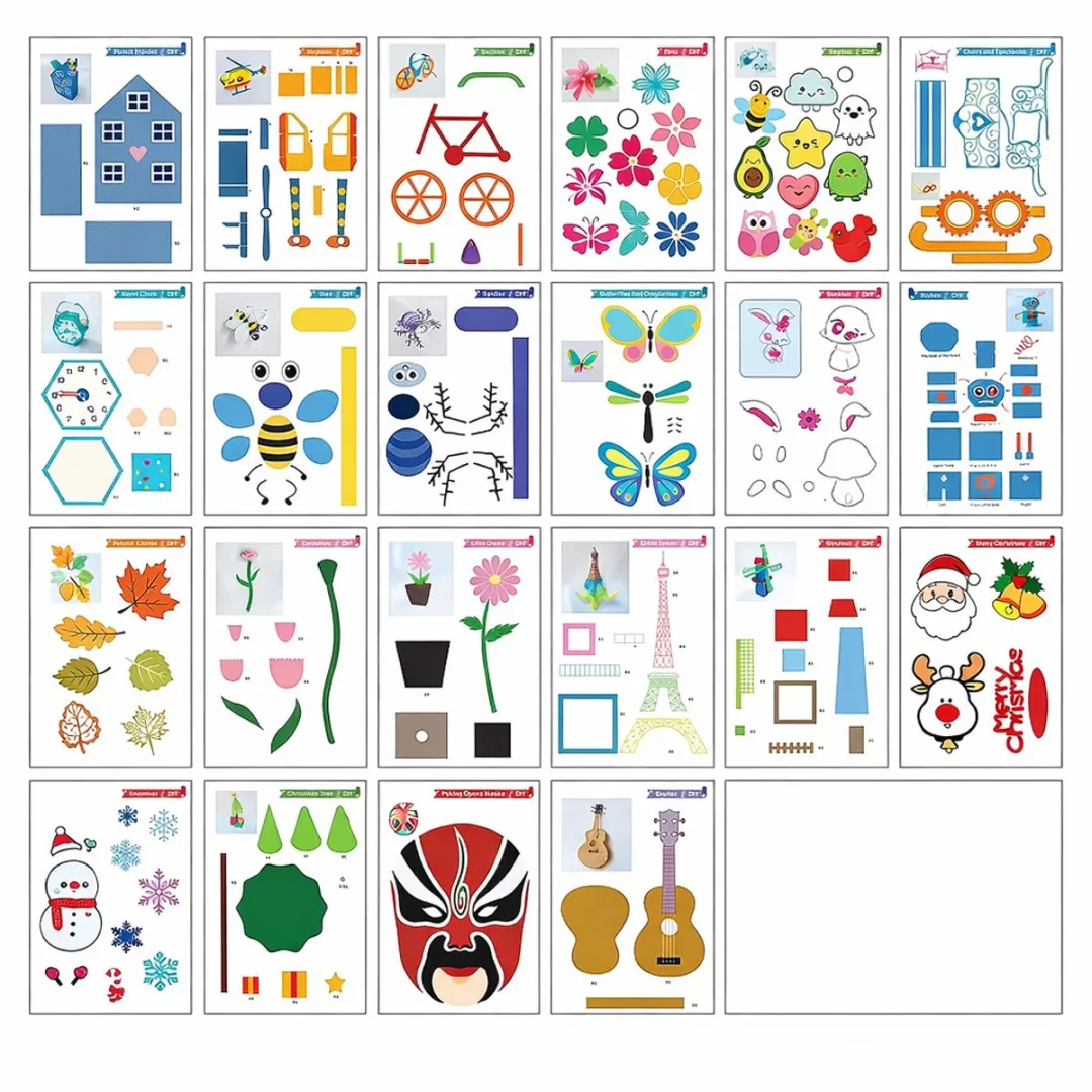 Fits4Kids® 3D Pen Sjablonenboek - 44 Patronen