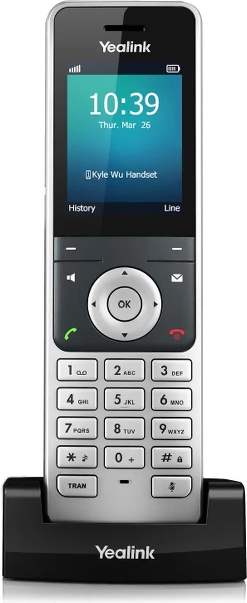 Yealink W56H HD IP DECT Handset - Zilver/Zwart