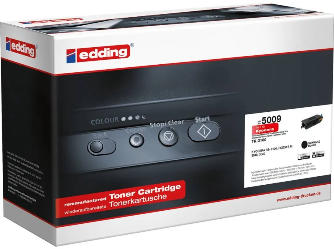 edding 18-5009 Toner - Zwart - 12.500 Pagina's
