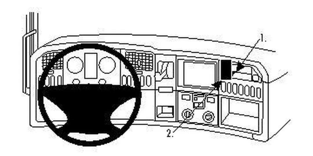 Brodit ProClip 213475 Houder - Scania G/R-Serie 2010-2018 - Zwart