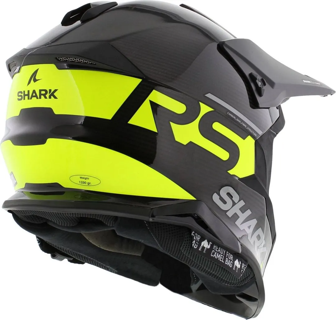 Shark Varial RS Carbon Flair Motorhelm - XXL Geel