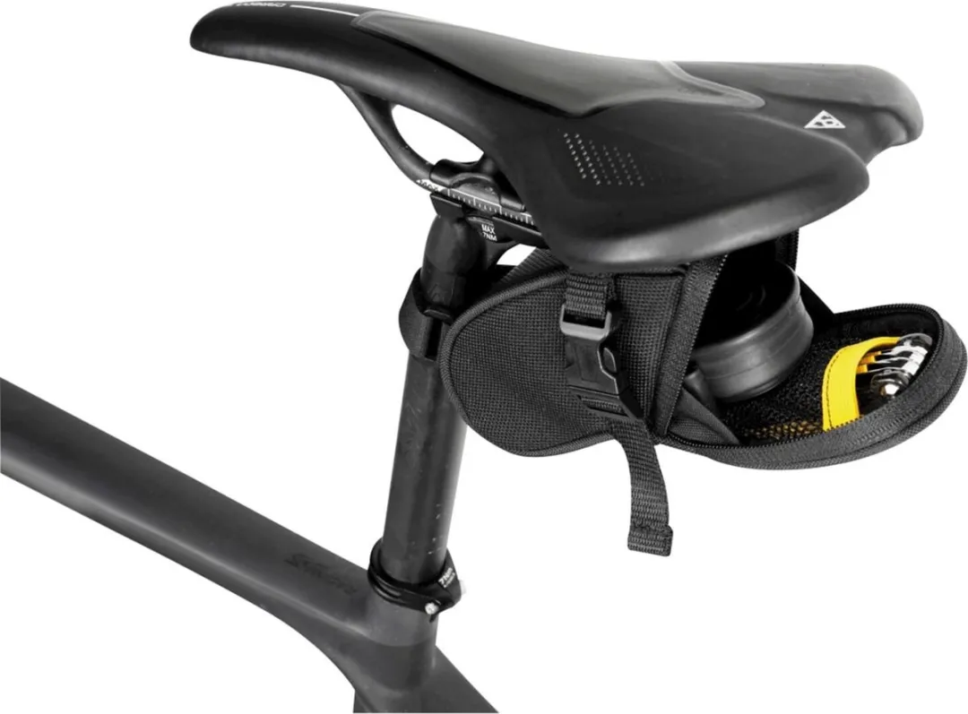 Topeak Aero Wedge Packs Micro Zadeltas 0.45L - Zwart - afbeelding 6 van 6