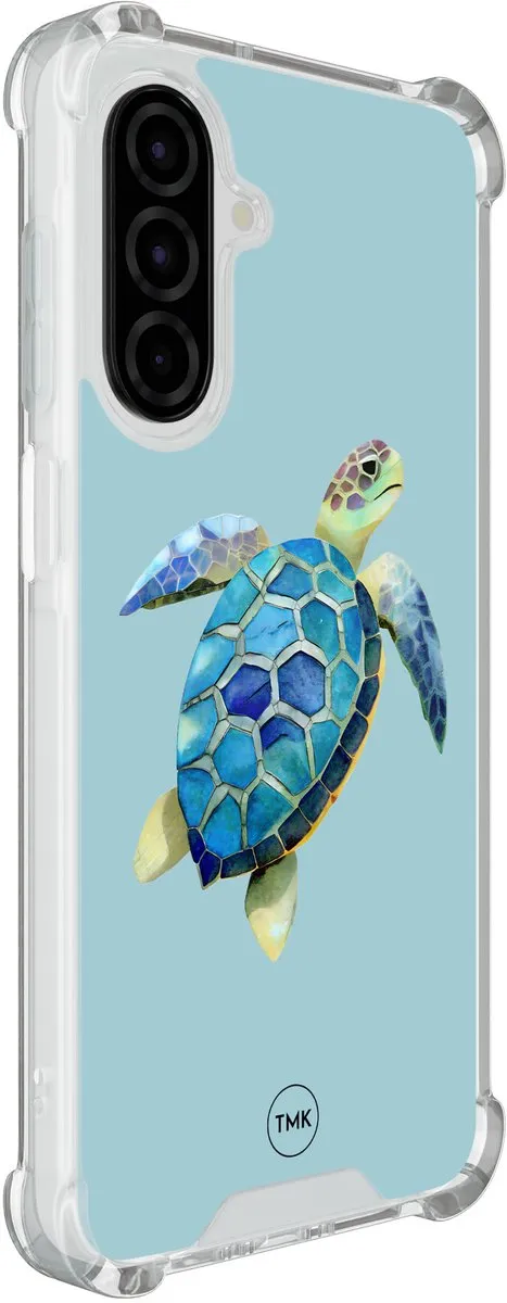 Casevibes Shockproof Hoesje Samsung Galaxy A26 - Blauw Schildpad