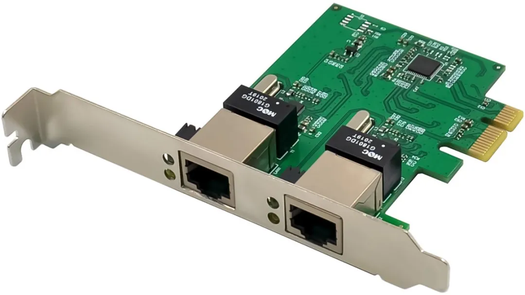 InLine Dual Gigabit Netwerkkaart 51128K - PCIe x1