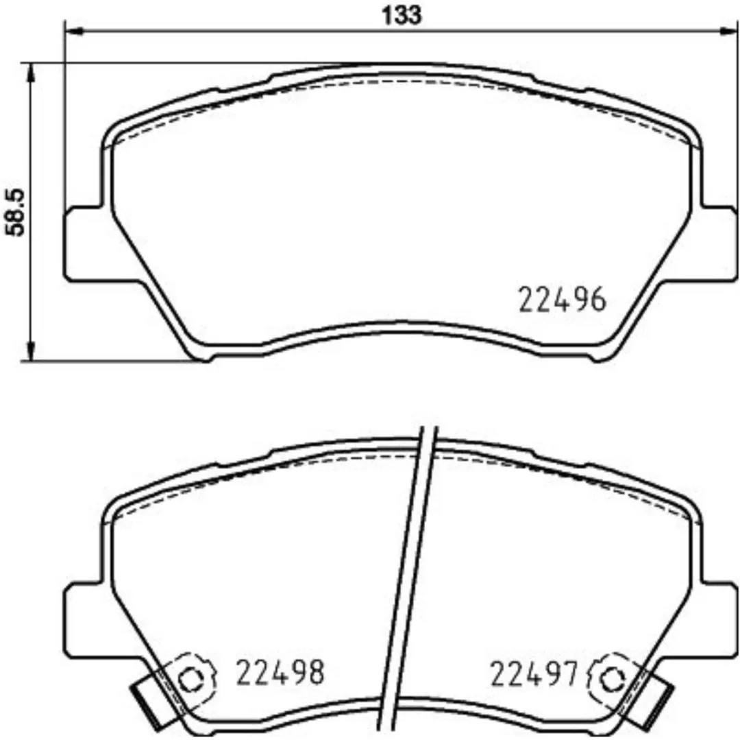 Hella PAGID Remblokken Schijfrem Set Voorzijde Renault Fluence 1.6/2.0
