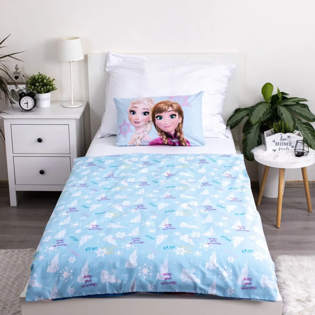 Disney Frozen Dekbedovertrek Anna Elsa 135x100cm - Katoen - afbeelding 6 van 6