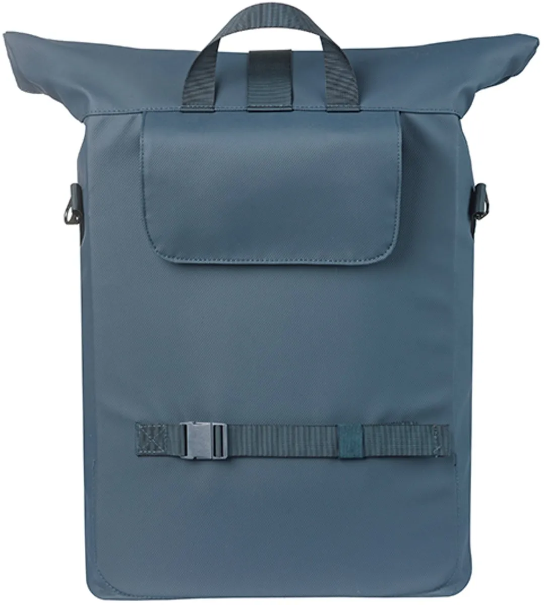 Basil Brooklyn Enkele Fietstas 17L - Laptopvak - Blauw