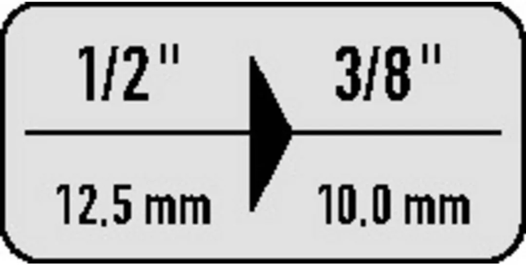 Hazet Verloopdop 1/2" naar 3/8"