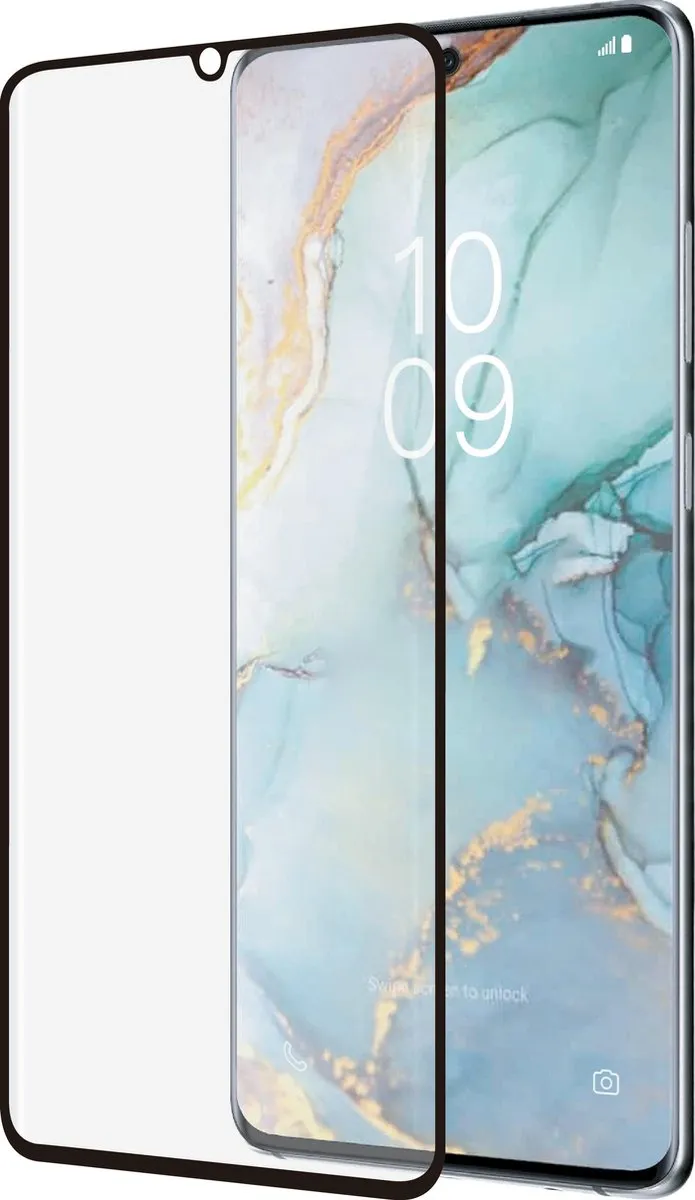 Azuri RINOX ARMOR Curved Tempered Glass - Samsung Galaxy S10 - Zwart - afbeelding 2 van 2